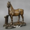 Sculpture – Cheval Percheron , René Maxime Choquet (1872-1958) – Bronze 12