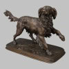 Sculpture – Chien Épagneul À L’ Affût , Ferdinand Pautrot (1832 – 1874) – Bronze 12