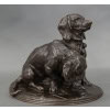 Groupe De Bassets ” Ravageot Et Ravageode ” , Emmanuel Fremiet (1824 -1910) – Bronze 15