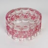 1928 René Lalique – Bracelet Art Déco Cerisier Verre Blanc Patiné Rose 7