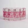 1928 René Lalique – Bracelet Art Déco Cerisier Verre Blanc Patiné Rose 6