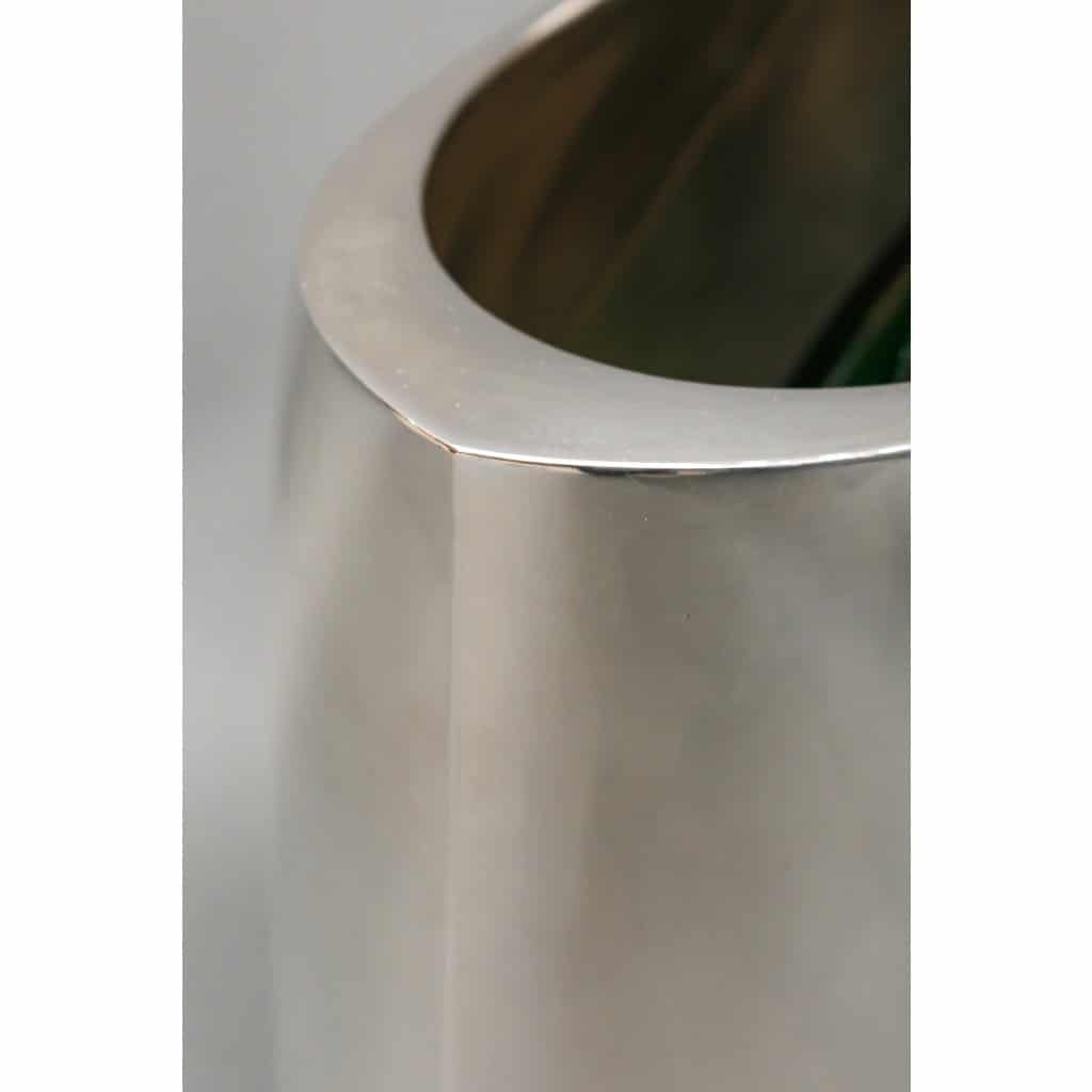 ORFEVRE DE VECCHI – Vase/Rafraichissoir en argent massif design Italien 1970 7