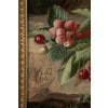 Grand bouquet de fleurs et l’ecureuil. Ecole lyonnaise du XIXème siècle. Monogramme AG 1859. 9