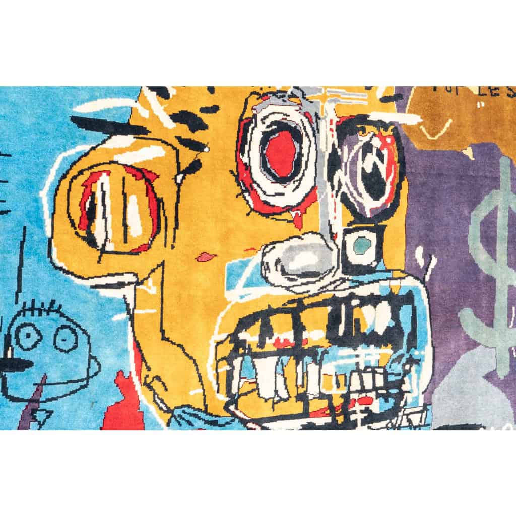 Hand-woven tapestry inspired by Jean-Michel Basquiat. June 2023. LS58795009E 6