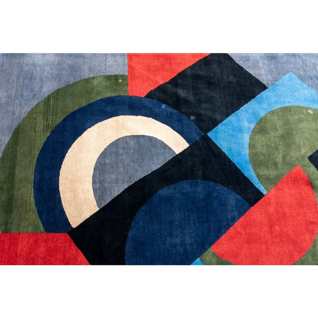 Tapisserie tissée à la main inspirée par Sonia Delaunay. Janvier 2023. LS58065509E 8