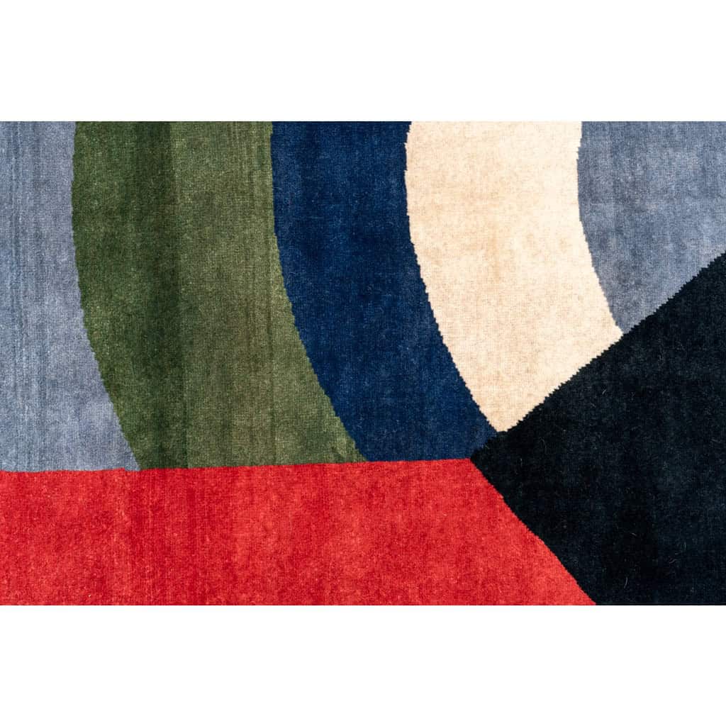 Tapisserie tissée à la main inspirée par Sonia Delaunay. Janvier 2023. LS58065509E 4