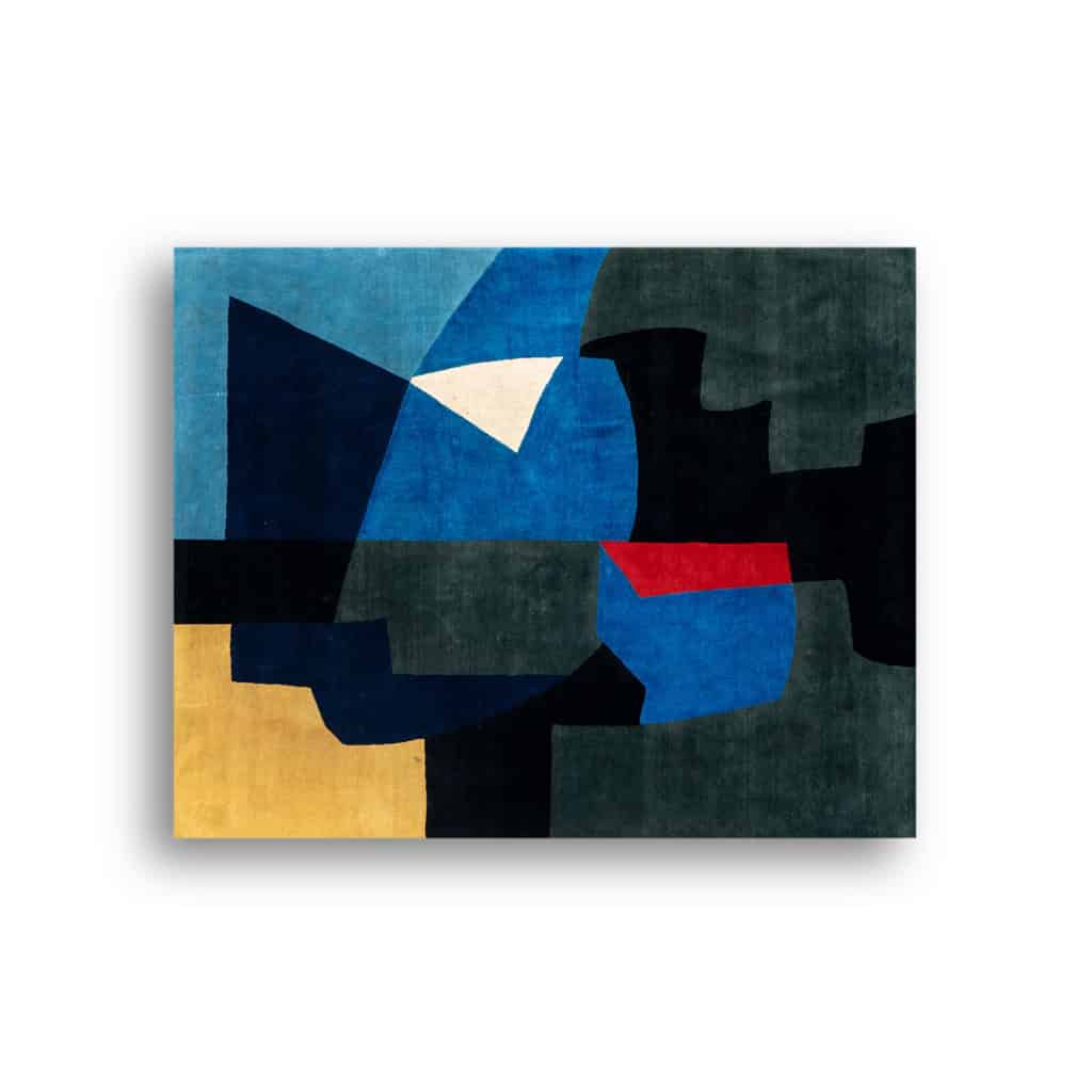 Tapisserie tissée à la main inspirée par Serge Poliakoff. Année 2023. LS58095509E 3