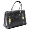 Sac Hermes vintage Drag en cuir noir 22