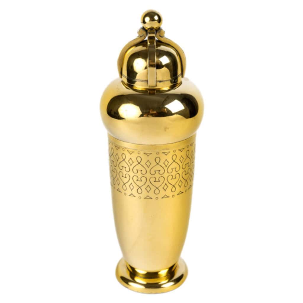 TETARD Frères – SHAKER en Vermeil XXe ART DECO 3