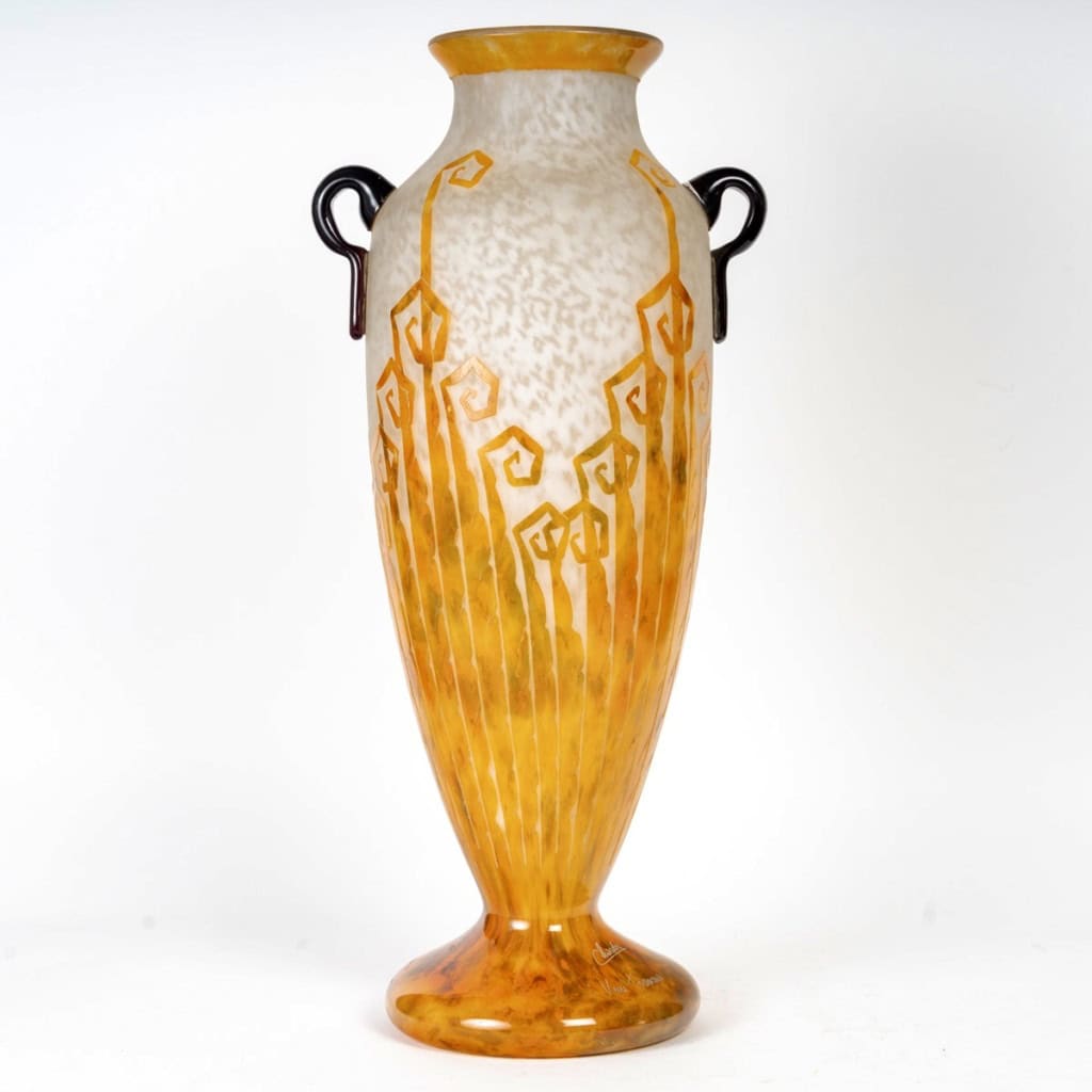 Charder Le Verre Français – Vase Fougères Verre Multicouche 4