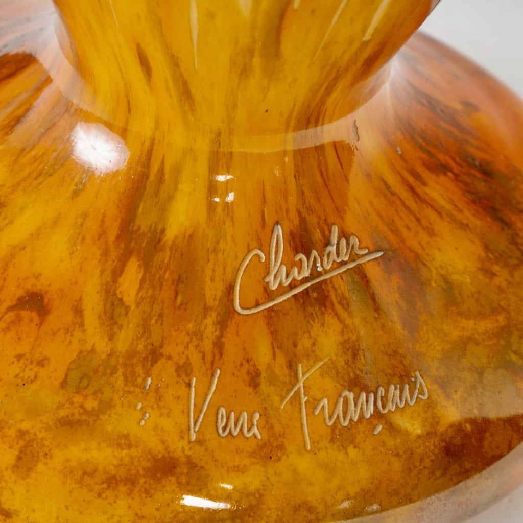 Charder Le Verre Français – Vase Fougères Verre Multicouche 8