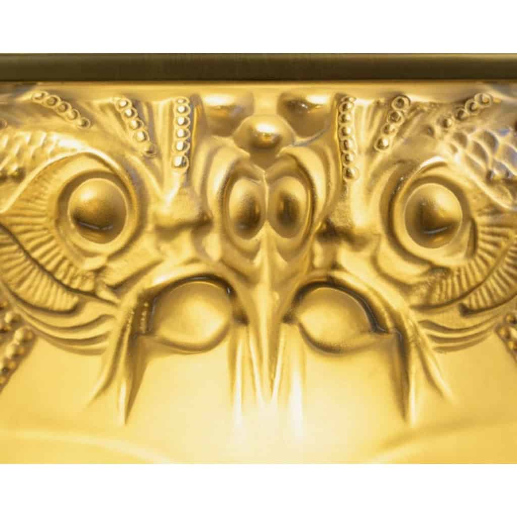 Lalique cristal , Paire de Cubes Décoratif « Masque de Femme «  5