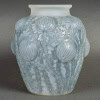 1926 René Lalique – Vase Domrémy Verre Opalescent Patiné Bleu 9