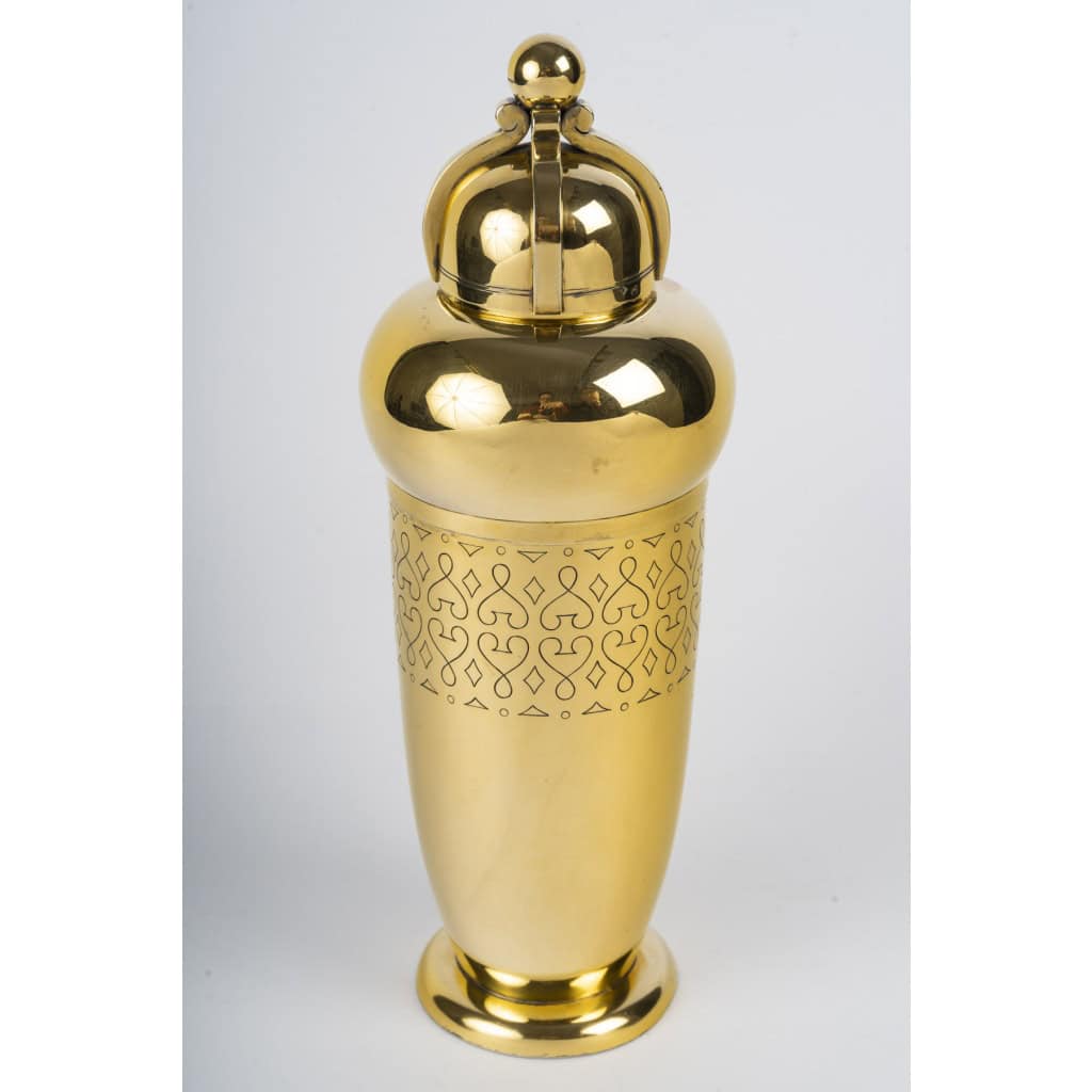 TETARD Frères – SHAKER en Vermeil XXe ART DECO 4