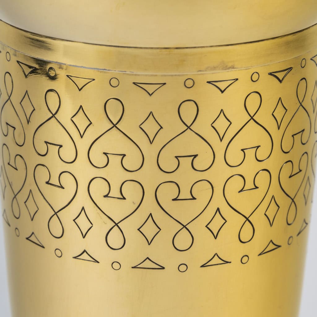 TETARD Frères – SHAKER en Vermeil XXe ART DECO 5