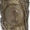 1922 René Lalique – Vase Seau à Champagne Saint Odile Verre Fumé Topaze 15