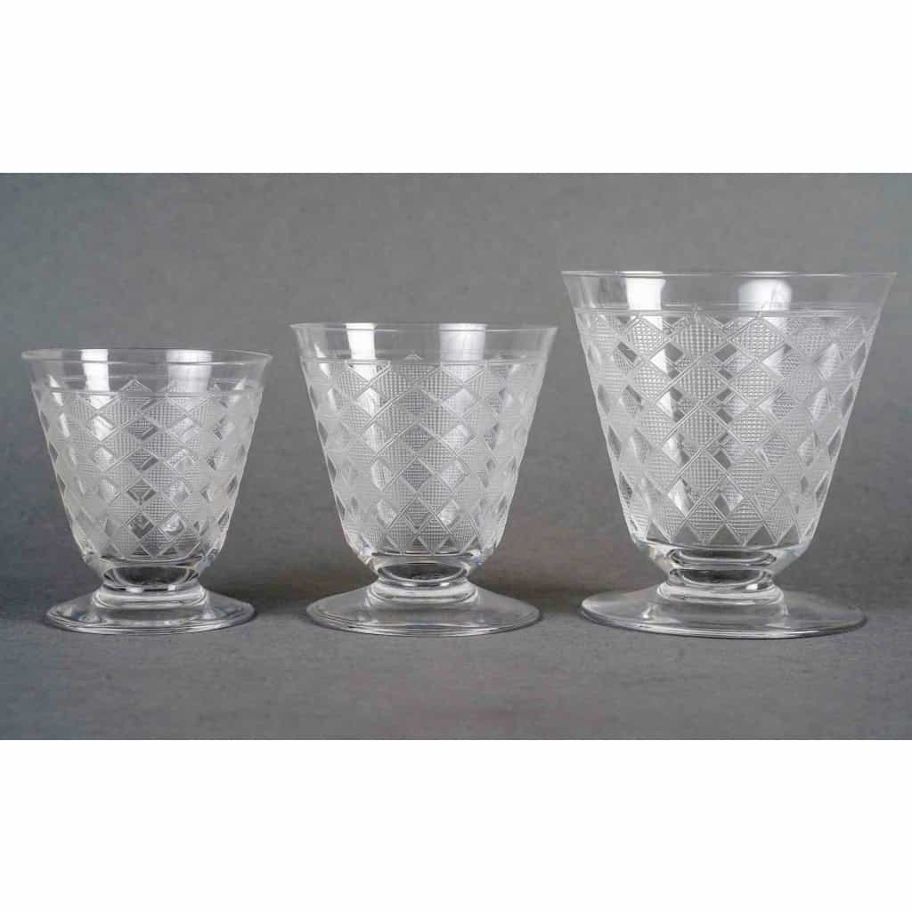 Baccarat – Service Quiberon Cristal Gravé – 36 Pièces 3