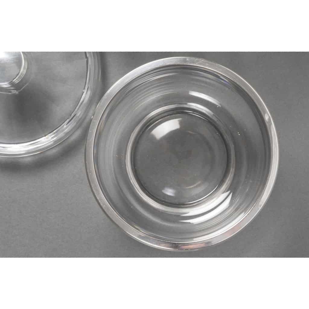 BACCARAT – BOL A CAVIAR EN CRISTAL TAILLE DEUX PIECES XXè ART DECO 11