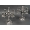 Orfèvre TETARD – Paire de Candélabres 5 lumières en argent massif XXe 37