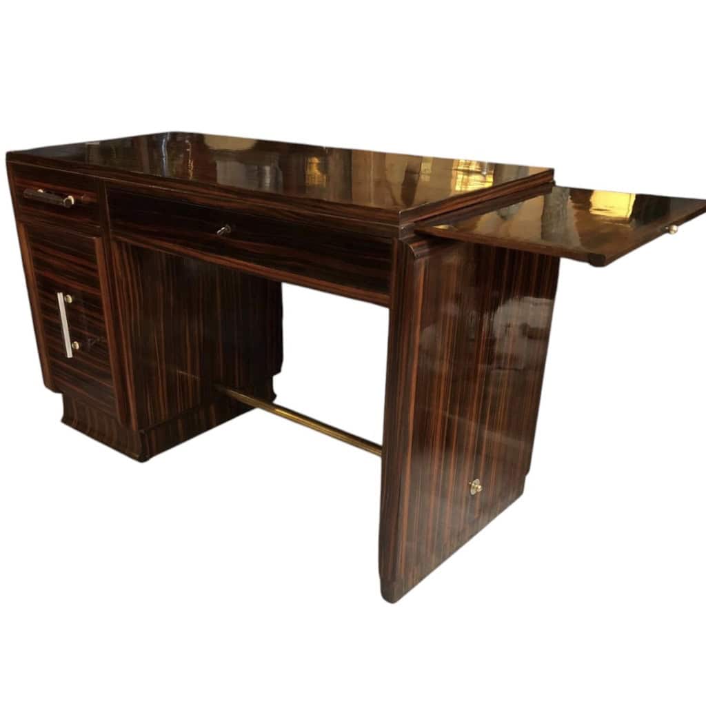 Bureau En Placage De Macassar Art Déco 22