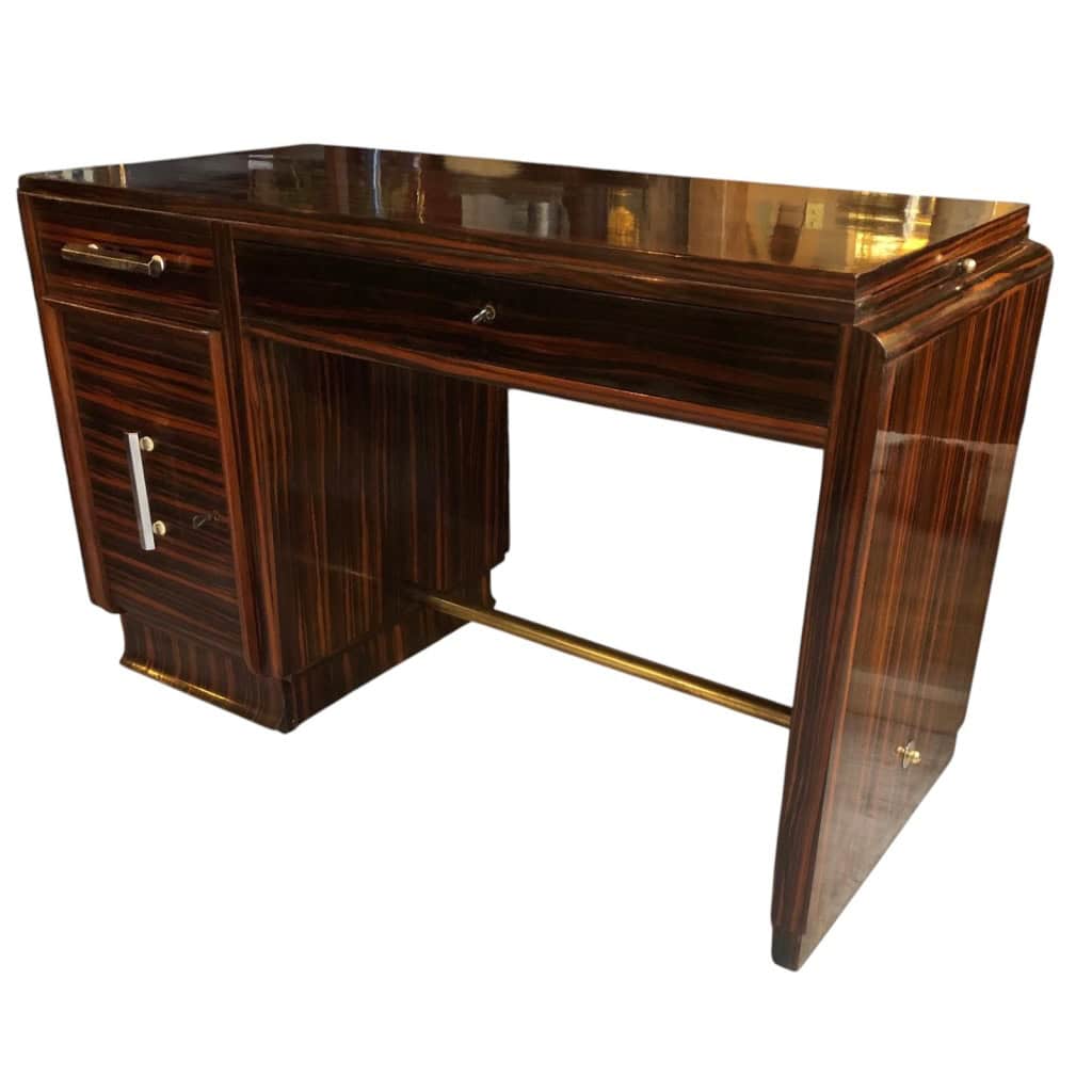 Bureau En Placage De Macassar Art Déco 12