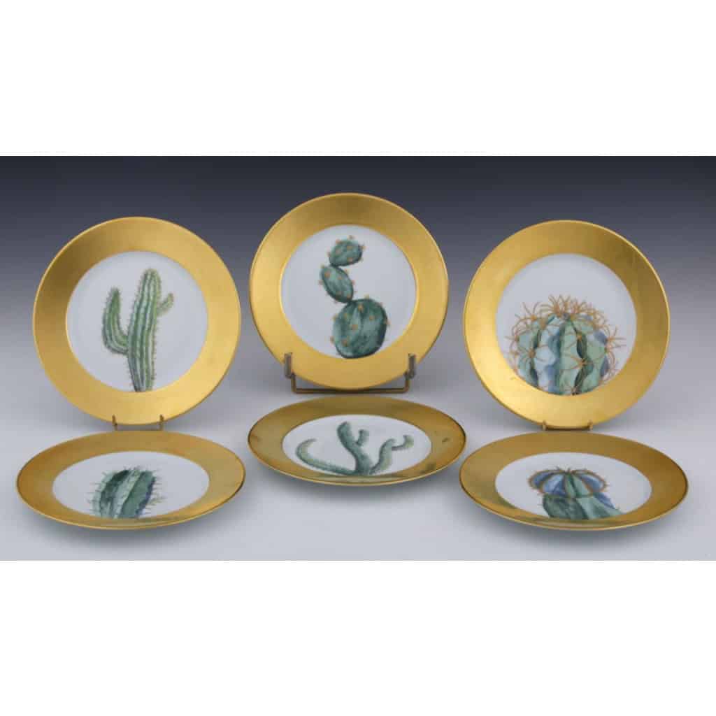 H. Mc CONNICO & DAUM , partie de Service « Cactus » Porcelaine 5