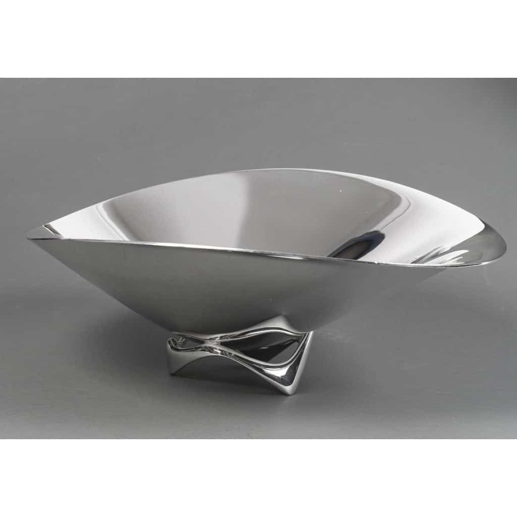 Orfèvre G. Jensen – designer H. Koppel – Centre de table en argent massif XXe 9