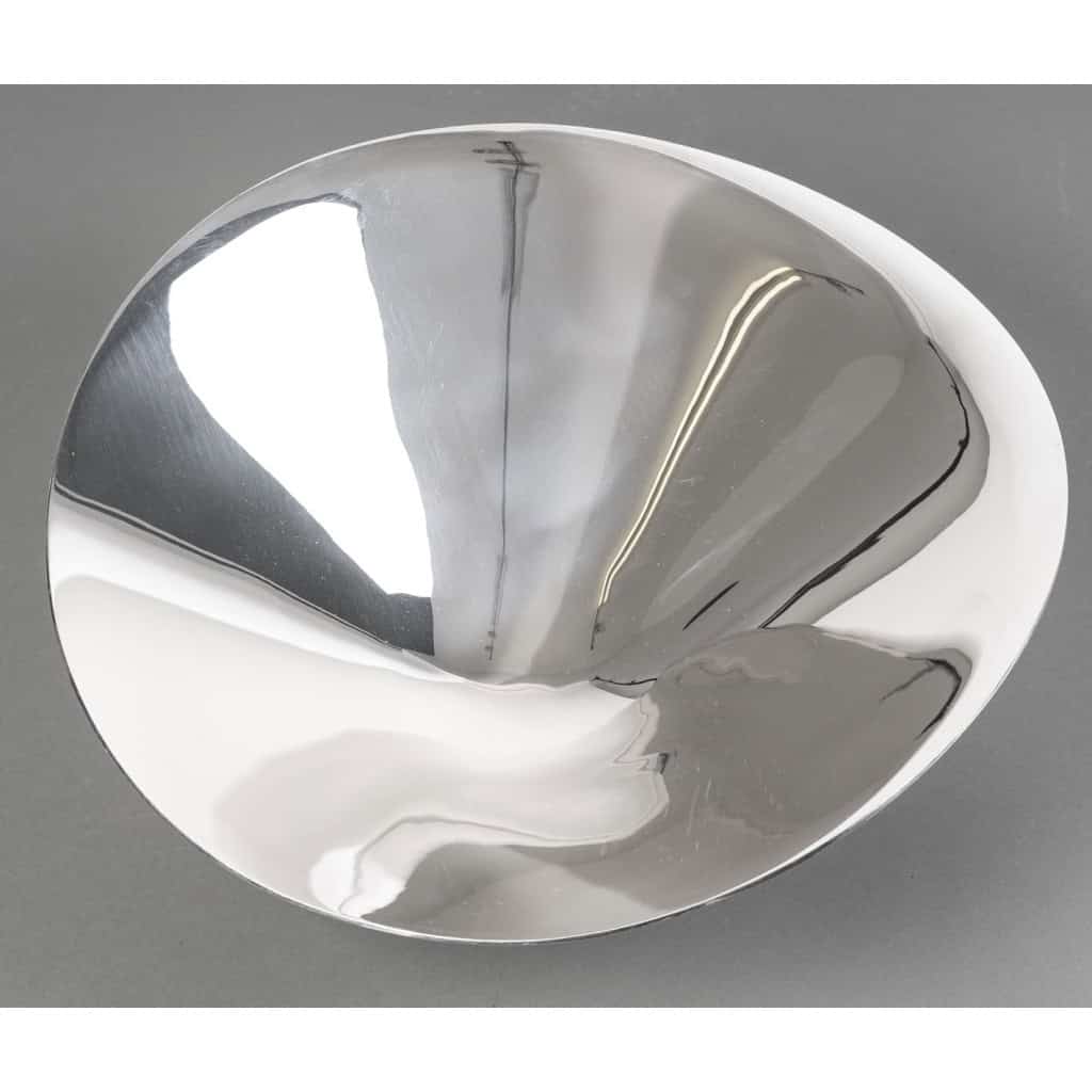 Orfèvre G. Jensen – designer H. Koppel – Centre de table en argent massif XXe 11