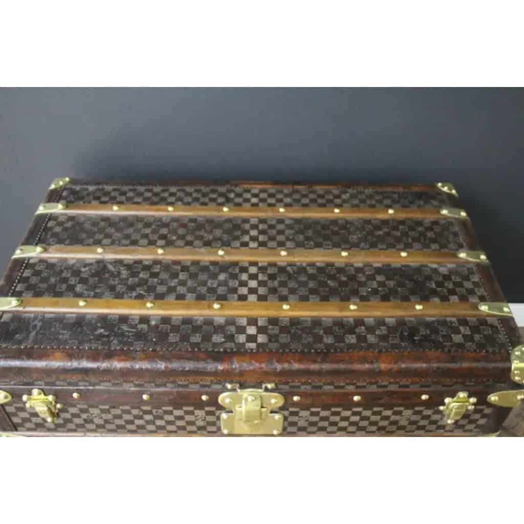 Malle Louis Vuitton en toile Damiers 90 cm 15