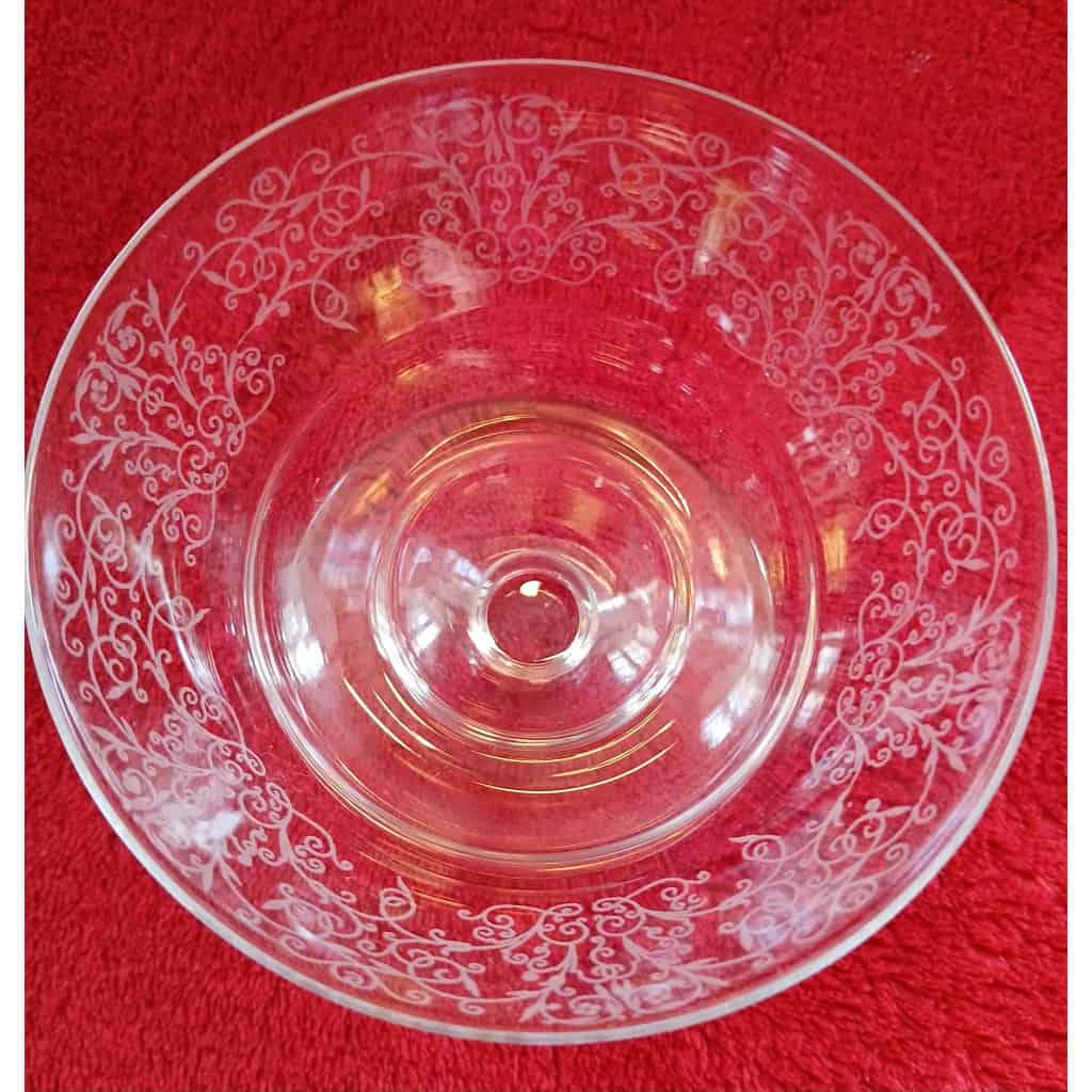 7 COUPES À CHAMPAGNE signées. En cristal. BACCARAT MODÈLE LULLI 5