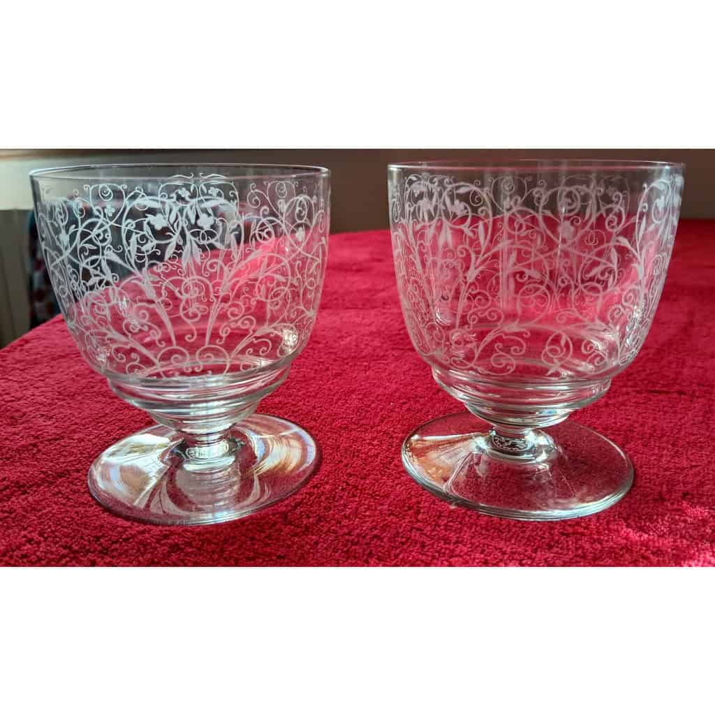 7 VERRES À EAU BACCARAT SIGNÉS MODÈLE LULLI 4