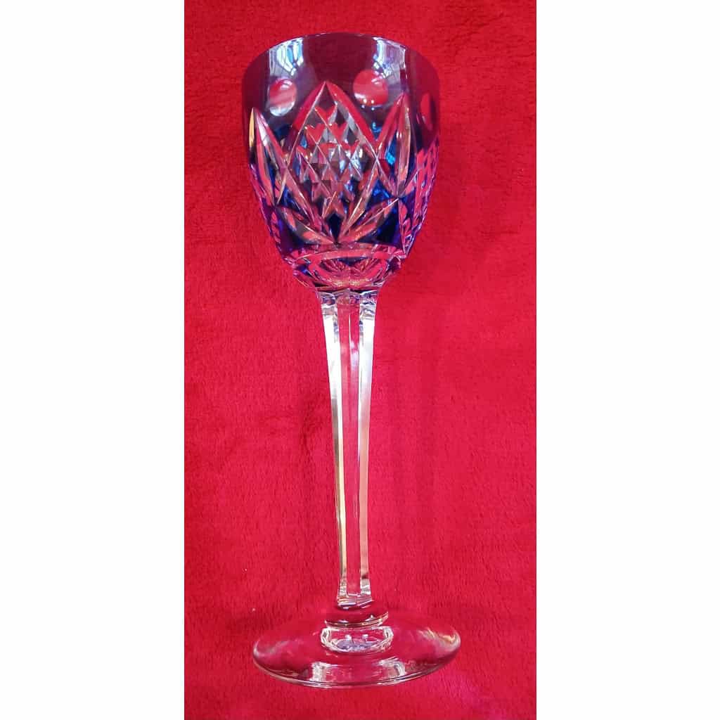 6 VERRES DE COULEURS ROEMER CRISTALLERIE DE LORRAINE 6