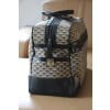 Sac de voyage Goyard en toile tissée à chevrons, grand sac Goyard 25