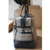 Sac de voyage Goyard en toile tissée à chevrons, grand sac Goyard 28