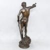 Sculpture – David Vainqueur De Goliath , Marius – Jean – Antonin Mercié (1845-1916) – Bronze 17