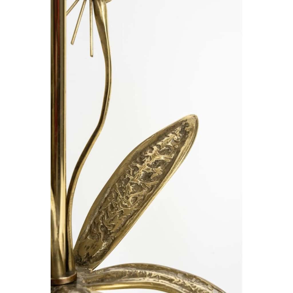 1960 Lampe en bronze « Oiseaux de Paradis » Maison Jansen 4