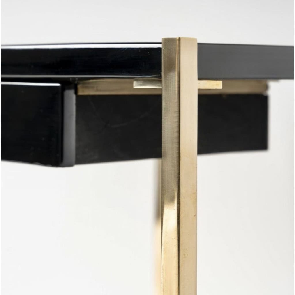 1960 Paire de tables d’appoint Maison Charles, signées. 6