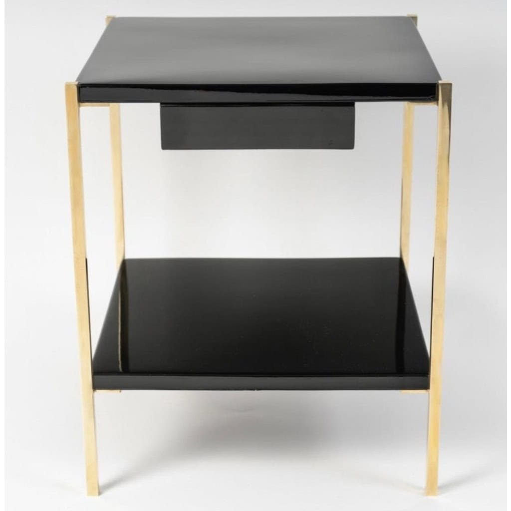 1960 Paire de tables d’appoint Maison Charles, signées. 9