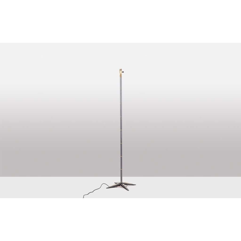 Jacques Adnet. Paire de lampadaires en bronze. Années 1950. LS60961608I 4