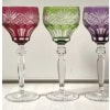 3 GRANDS VERRES DE COULEUR ROEMER. cristallerie Val Saint Lambert 17