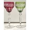 3 GRANDS VERRES DE COULEUR ROEMER. cristallerie Val Saint Lambert 18