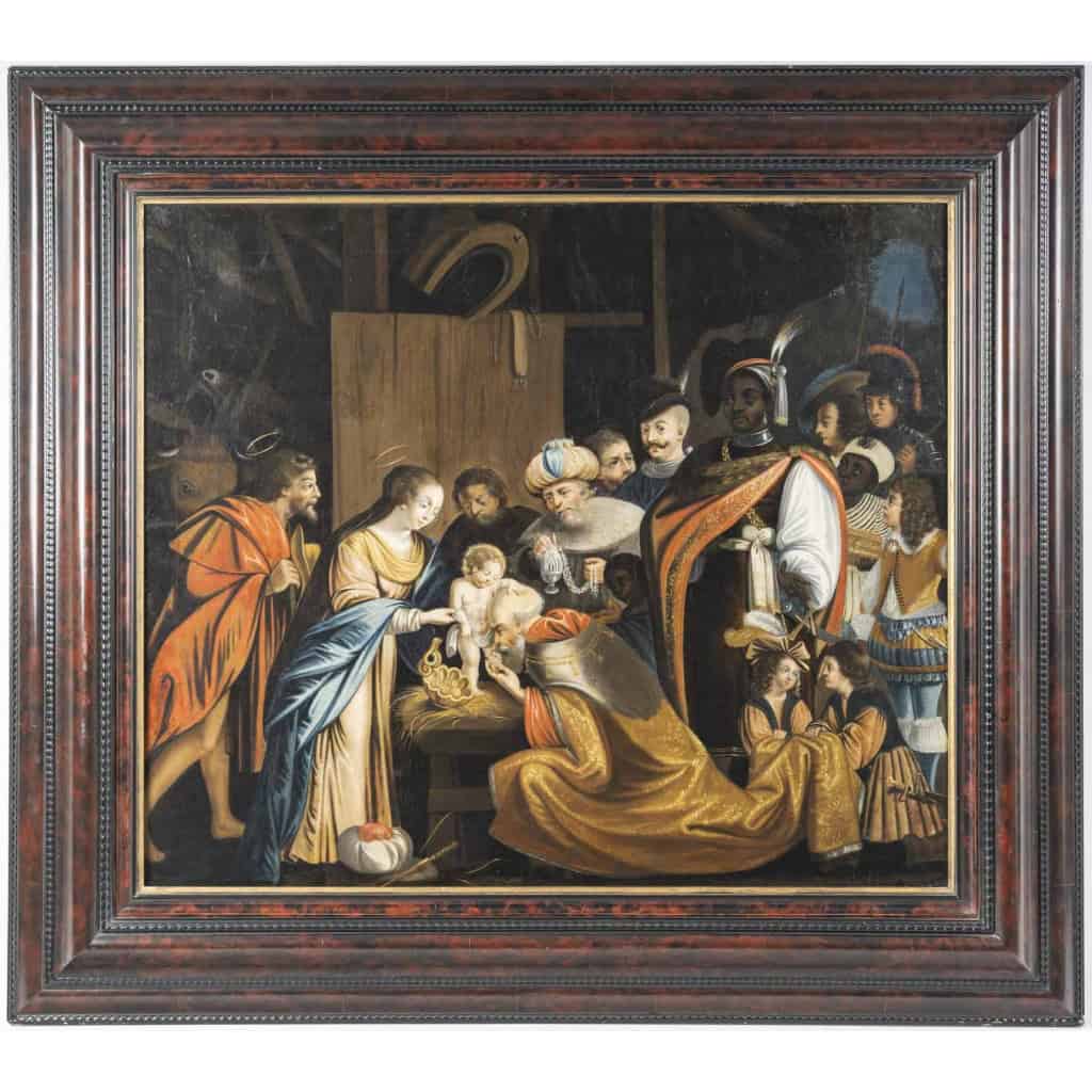 L’Adoration des Mages Attribué à Jean SENELLE 1605-1671 14