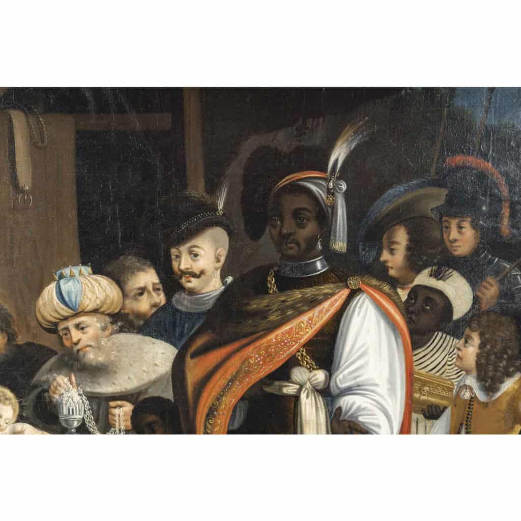 L’Adoration des Mages Attribué à Jean SENELLE 1605-1671 12