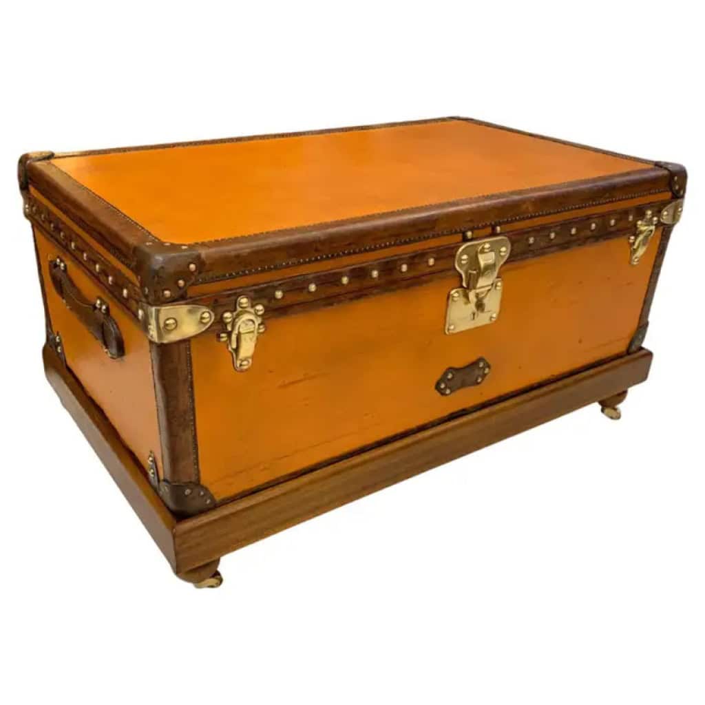 Malle Louis Vuitton orange 90 cm , années 1900-1910’s 3