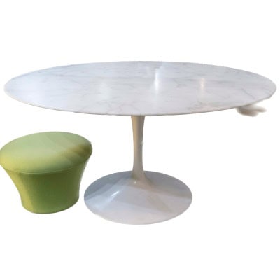 Eero SAARINEN Knoll International « Tulip » Table Calacatta 137 cm