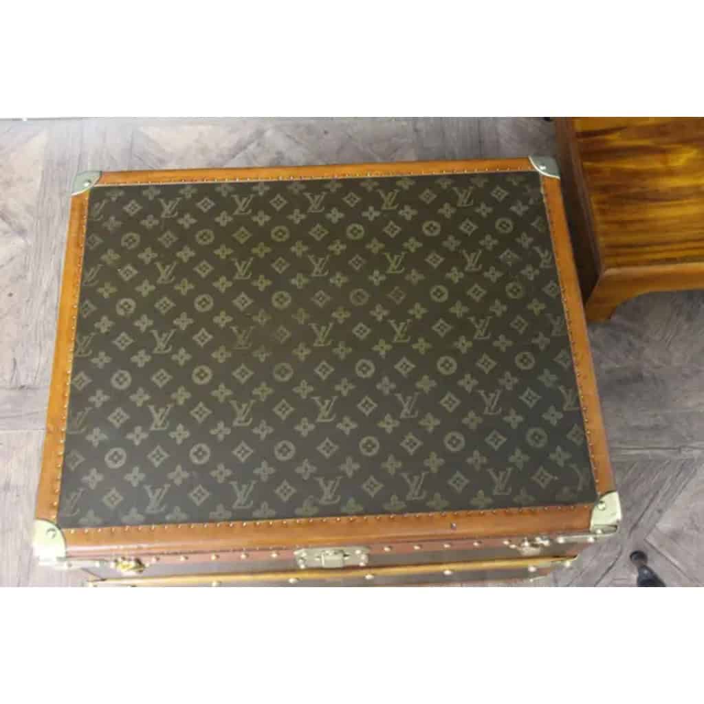 Petite Malle Louis Vuitton en toile monogramme 55 cm 18