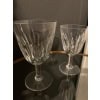 Bar roulant vintage de Louis Sognot et cristal de Baccarat 42