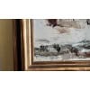 Huile sur toile paysage de neige 8