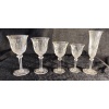 Rare ensemble de verres Saint Louis tommy 10