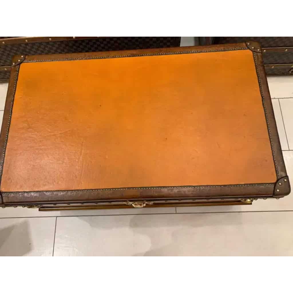 Malle Louis Vuitton orange 90 cm , années 1900-1910’s 9